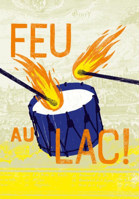 Feu au lac_Affiche